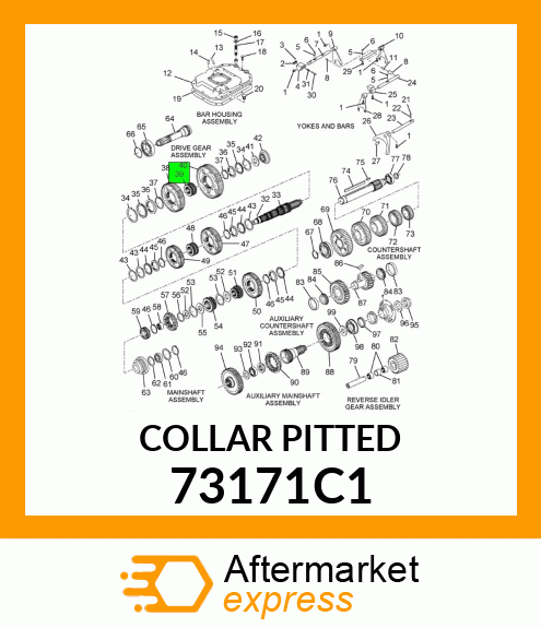 COLLARPITTED 73171C1