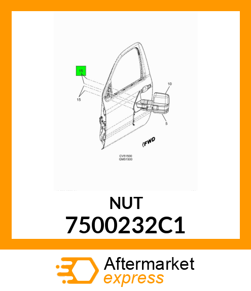 NUT 7500232C1