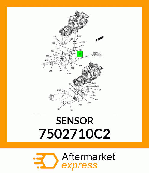 SENSOR 7502710C2