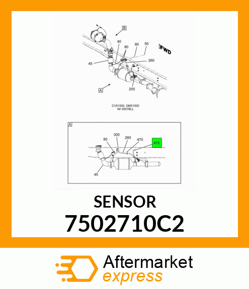 SENSOR 7502710C2