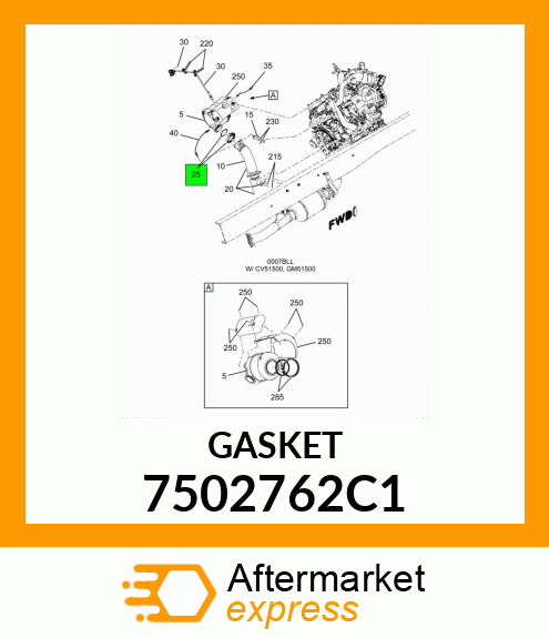 GASKET 7502762C1
