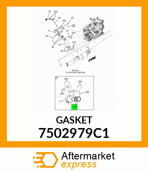 GASKET 7502979C1