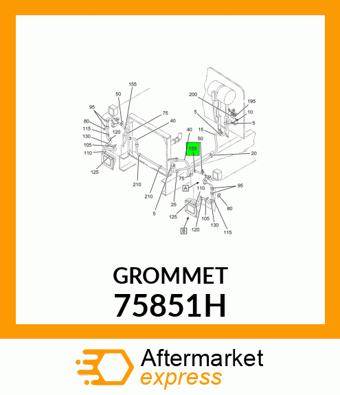 GROMMET 75851H