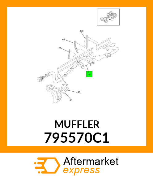 MUFFLER 795570C1