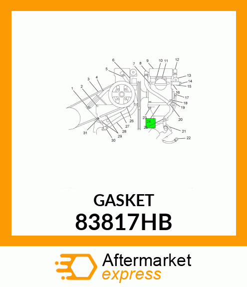 GASKET 83817HB