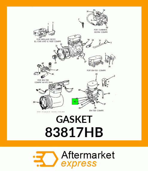 GASKET 83817HB