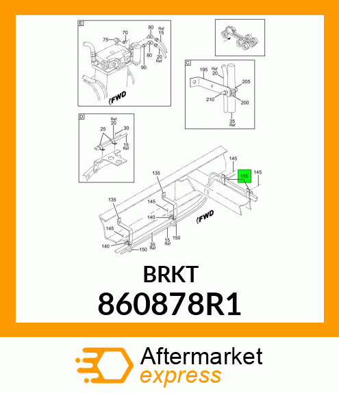 BRKT 860878R1