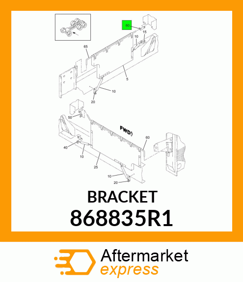 BRACKET 868835R1