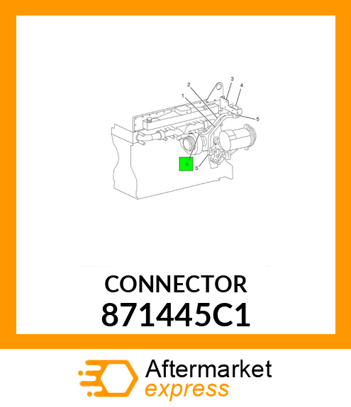 CONNECTOR 871445C1