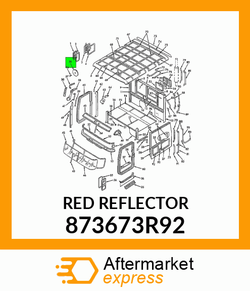 REDREFLECTOR 873673R92