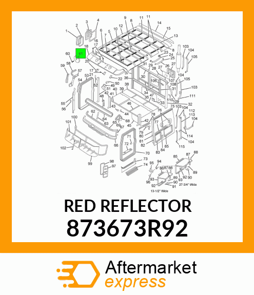 REDREFLECTOR 873673R92