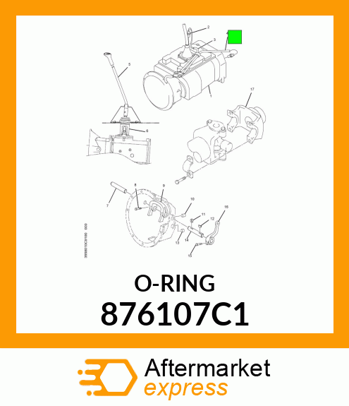 O-RING 876107C1