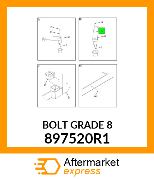 BOLTGRADE8 897520R1