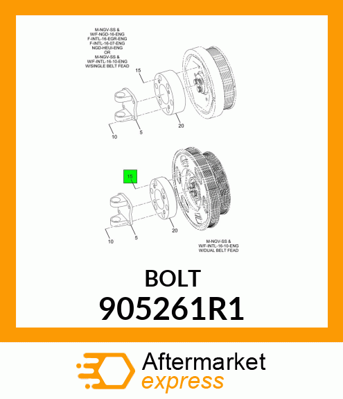 BOLT 905261R1