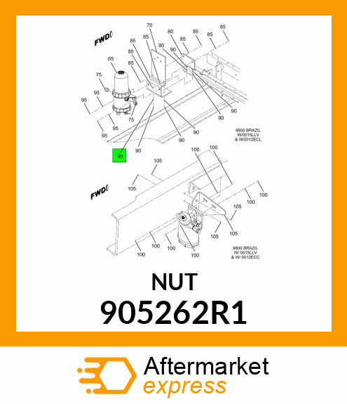 NUT 905262R1