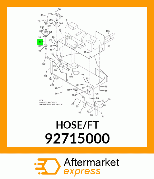 HOSE/FT 92715000