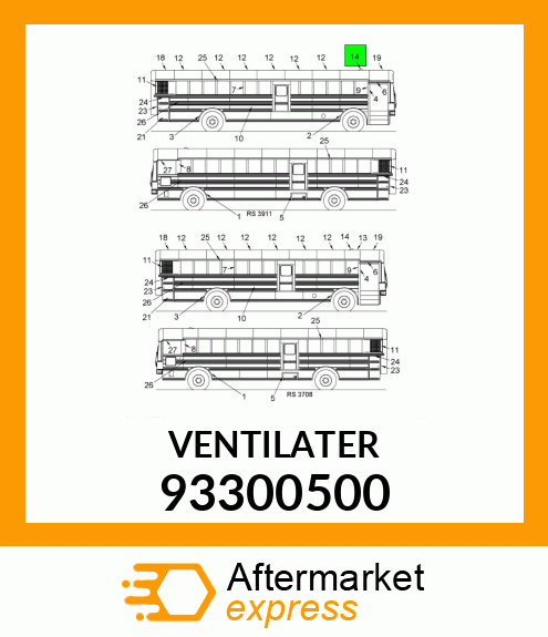 VENTILATER 93300500