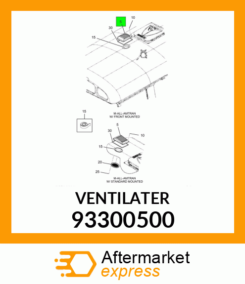 VENTILATER 93300500