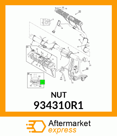 NUT 934310R1