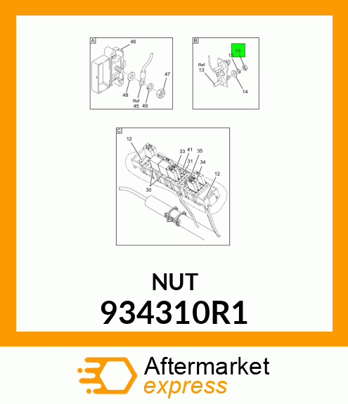 NUT 934310R1