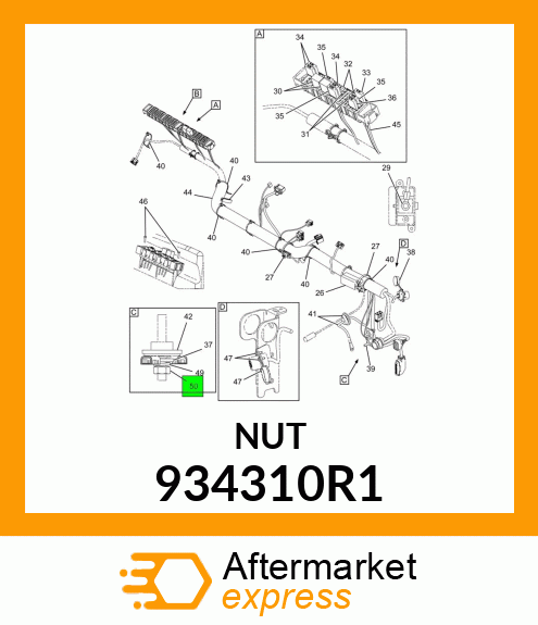 NUT 934310R1