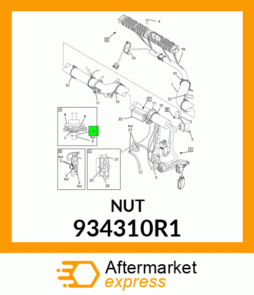 NUT 934310R1