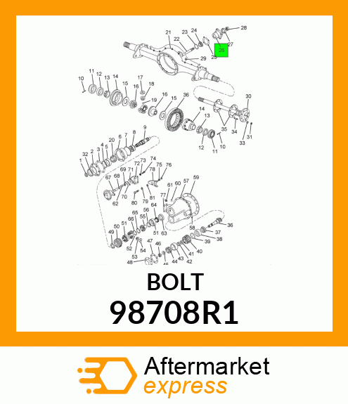 BOLT 98708R1