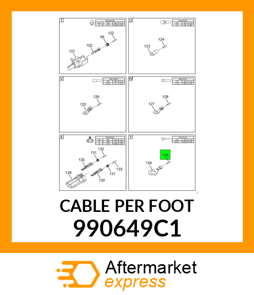 CABLEPERFOOT 990649C1