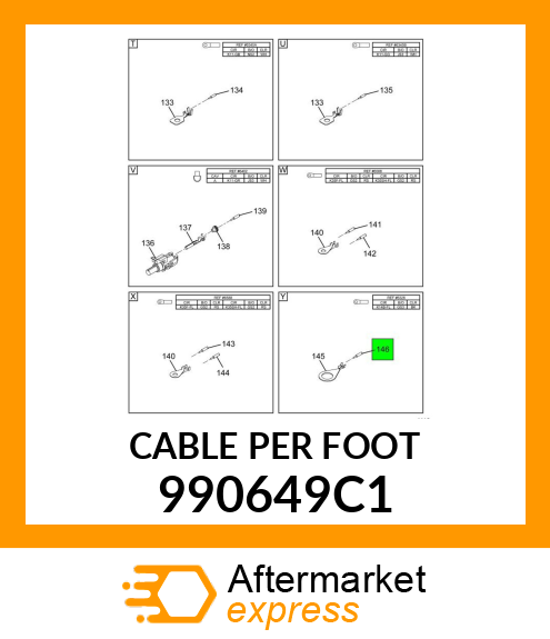 CABLEPERFOOT 990649C1