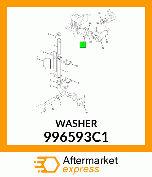 WASHER 996593C1