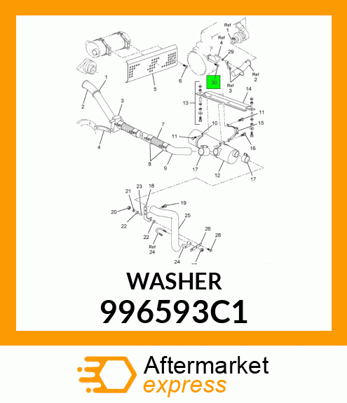 WASHER 996593C1