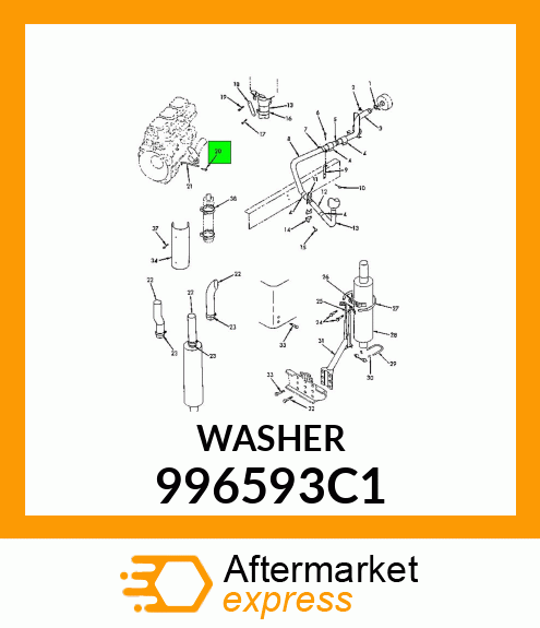 WASHER 996593C1