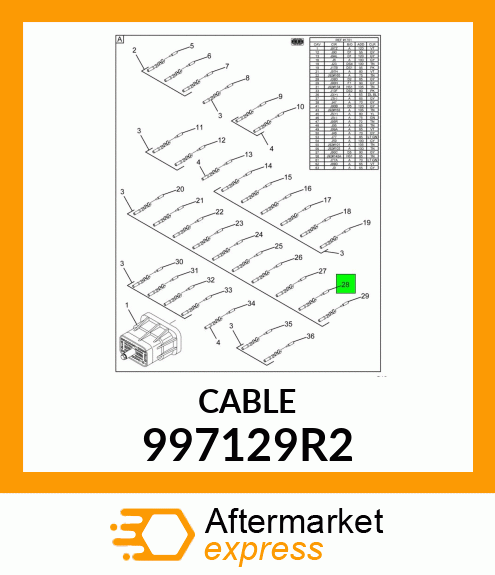 CABLE 997129R2