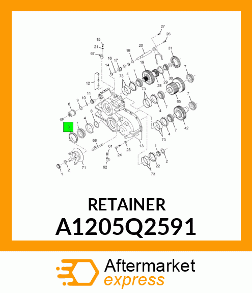 RETAINER A1205Q2591