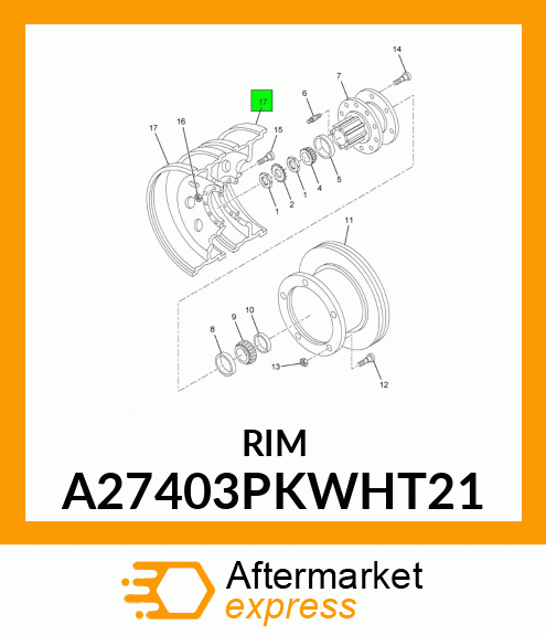 RIM A27403PKWHT21