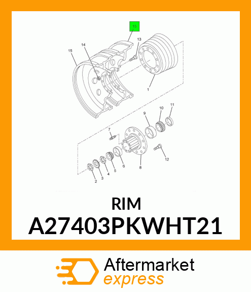 RIM A27403PKWHT21