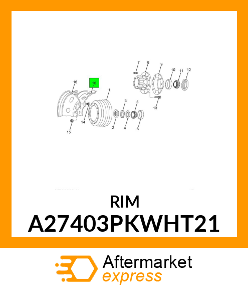 RIM A27403PKWHT21