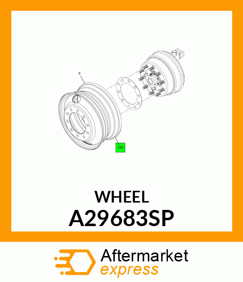 WHEEL A29683SP