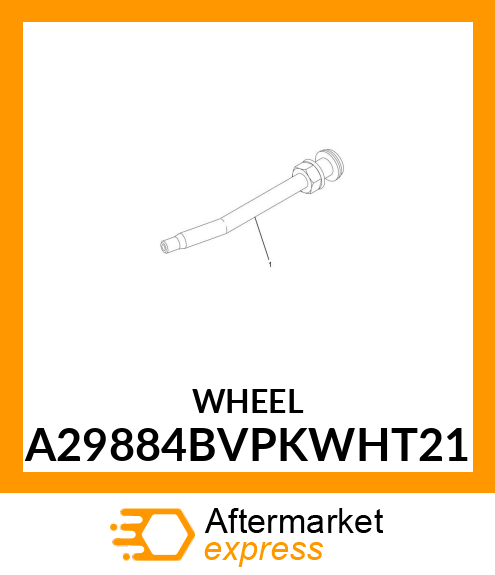 WHEEL A29884BVPKWHT21