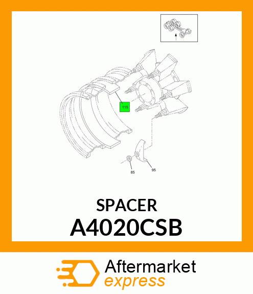 SPACER A4020CSB