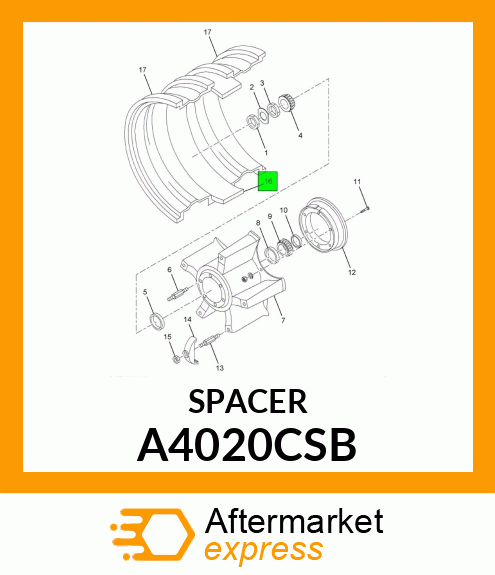 SPACER A4020CSB