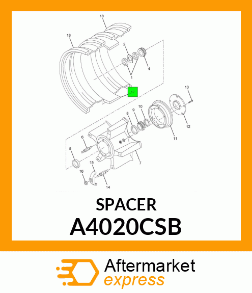 SPACER A4020CSB