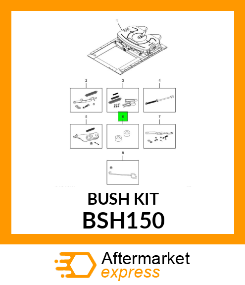 BUSHKIT/2PC BSH150