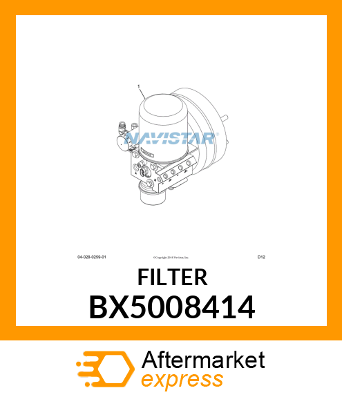 FILTER BX5008414