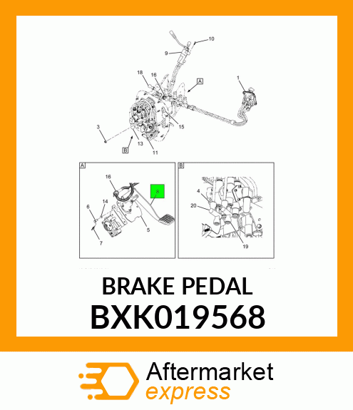 BRAKE_PEDAL BXK019568