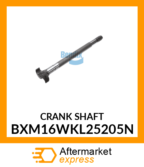 CRANKSHAFT BXM16WKL25205N