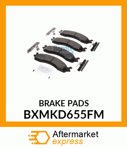 BRAKEPADS BXMKD655FM