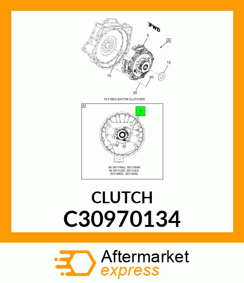 CLUTCH C30970134