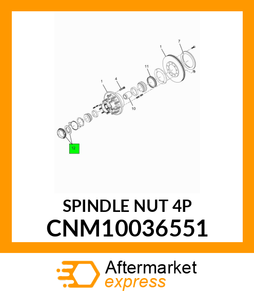 SPINDLE_NUT_4P_ CNM10036551