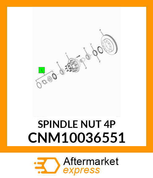 SPINDLE_NUT_4P_ CNM10036551